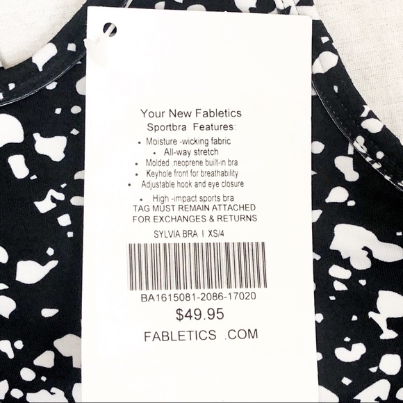 NWT Fabletics Sylvia Bra - Picture 4 of 8
